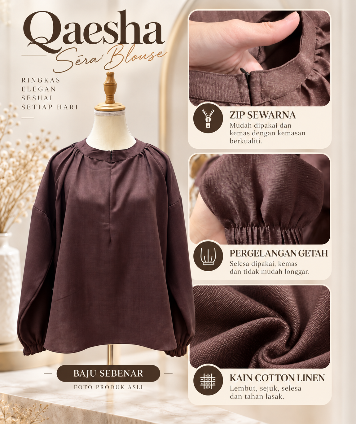 Perincian Sēra Blouse